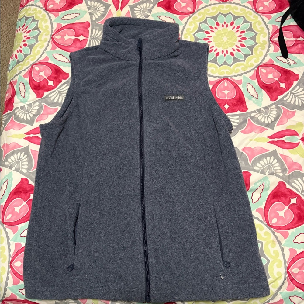 Columbia Charcoal Fleece Vest